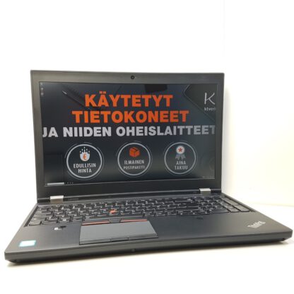 Lenovo ThinkPad P50 4K IPS käytetty kannettava tietokone KT-Trading Oy