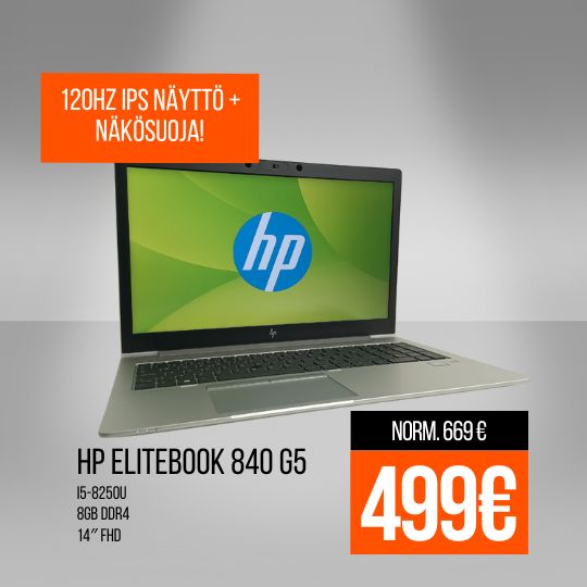HP Elitebook 840 G5 kärkitarjous