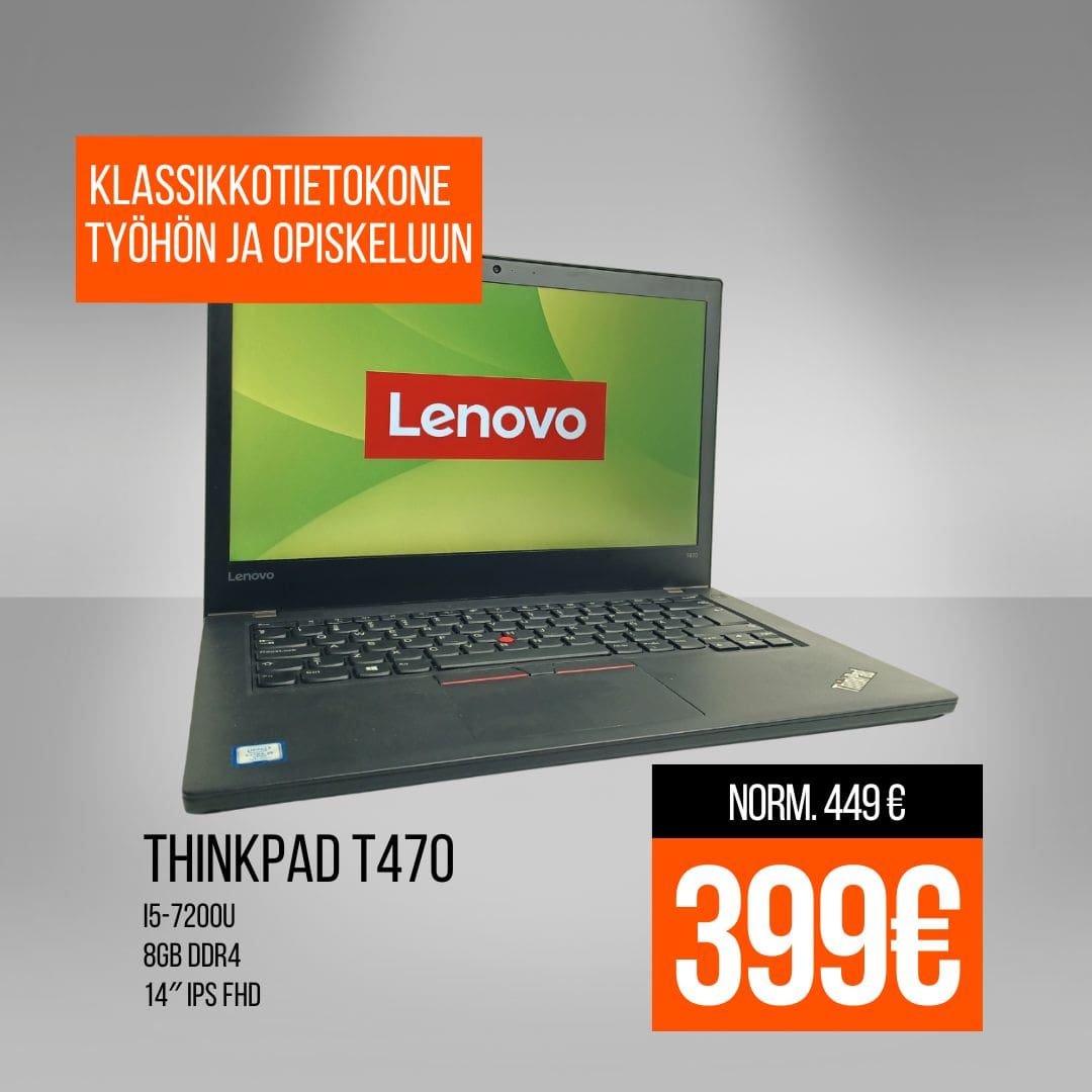 ThinkPad T470 kärkitarjous Uusi